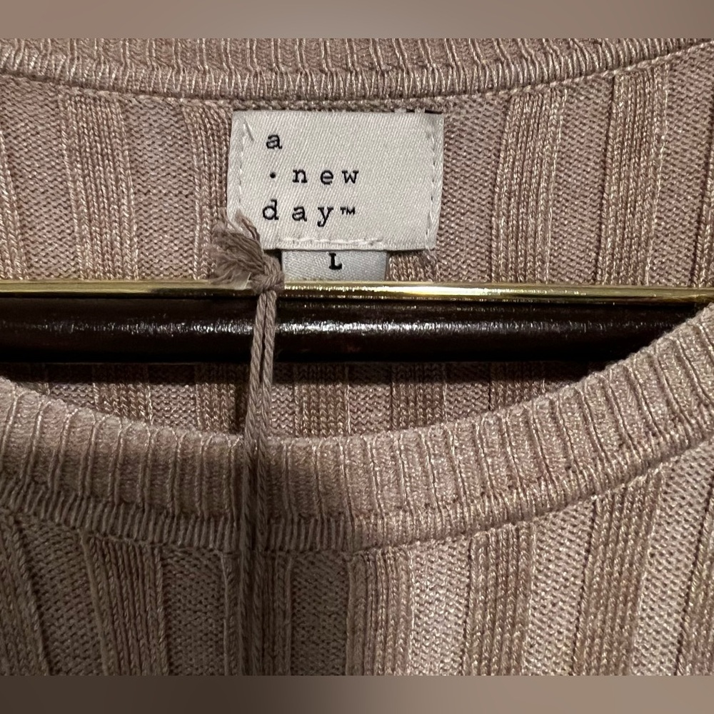 NWT A New Day Summer Weight Knit Dress Ladies Large - Picture 6 of 16